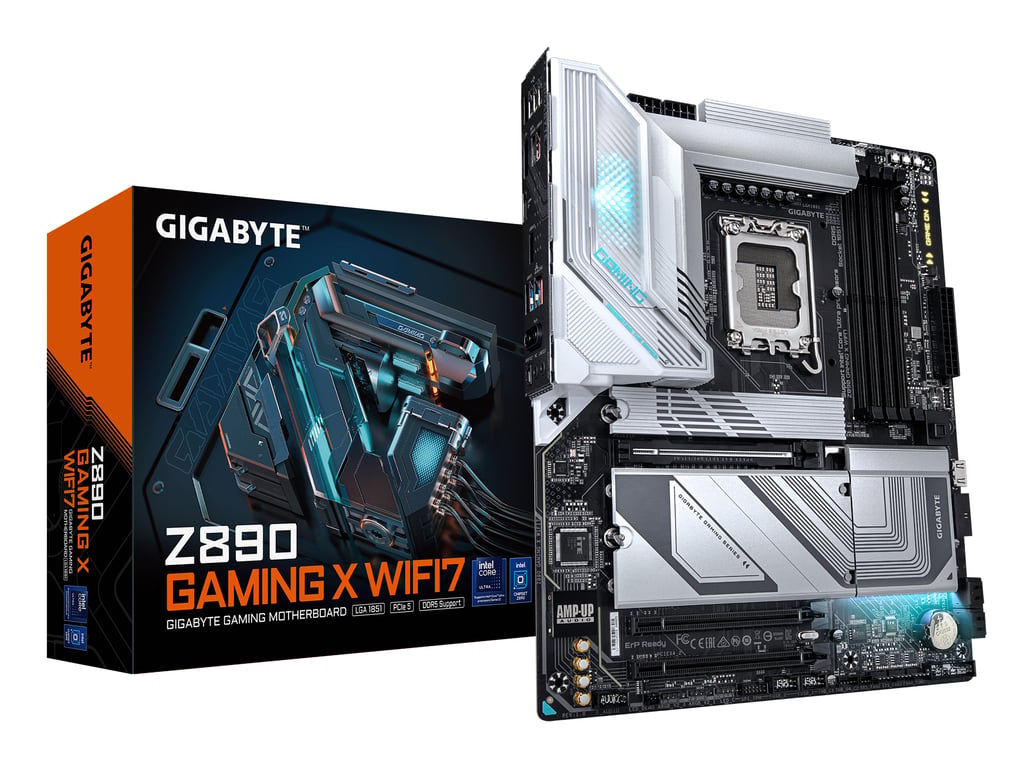 GIGABYTE Z890 GAMING X WIFI7 Scheda madre Supporta CPU Intel Core Ultra Serie 2 16+1+2 fasi VRM DDR5 fino a 8800MHz OC PCIe 5.0 Wi-Fi 7 LAN 2.5GbE Thu