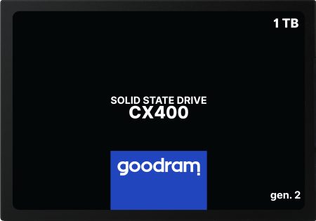 goodram-14879166-cx400-gen-2-ssd-sata-iii-25-1tb-3d-tlc-n Goodram 14879166 CX400 Gen.2 SSD SATA III 2,5'' 1TB 3D TLC NAND colore Nero
