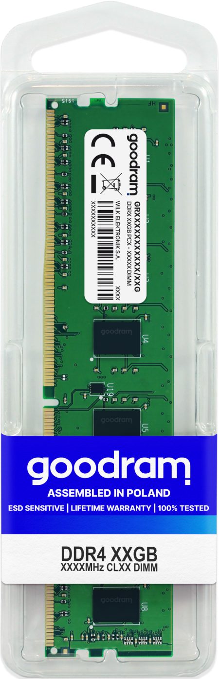 goodram-gr3200d464l22s-8g-modulo-di-memoria-8-gb-ddr4-3200-m Goodram GR3200D464L22S-8G Modulo di Memoria 8 GB DDR4 3200 MHz CL22 288-pin DIMM colore Nero