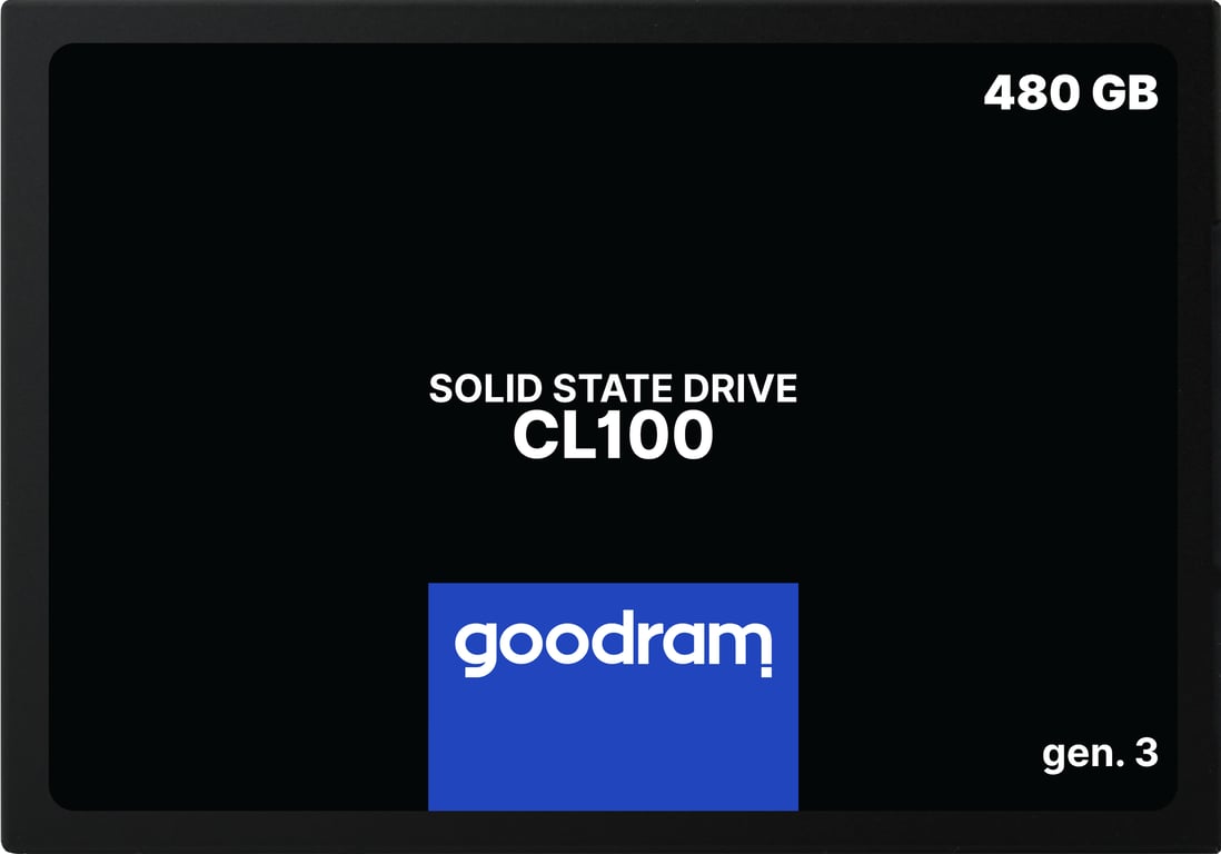 Goodram SSDPR-CL100-480-G3 CL100 Gen 3 SSD Interno 480 GB 2.5'' SATA III 3D TLC NAND 540 MB-s