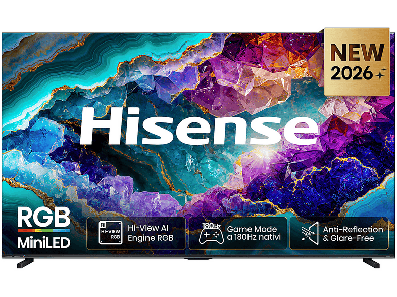 hisense-100ur8s-tv-rgb-miniled-smart-tv-100-rgb-miniled HISENSE 100UR8S TV RGB MiniLED, SMART TV, 100 ", RGB-MiniLED, Processore Quad Core MT9655, Classe B