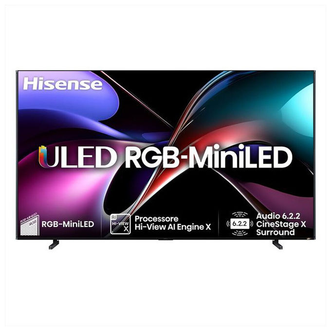 hisense-116uxq-smart-tv-mini-led-uled-116-4k-uhd-165-hz-80 Hisense 116UXQ Smart TV Mini LED ULED 116'' 4K UHD 165 Hz 8000 nit Dolby Atmos Wi-Fi 6 colore Nero