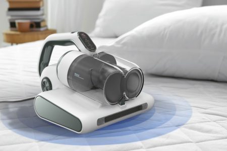 hoover-hmc510uv-011-hmc5-battimaterasso-4in1-con-funzioni-au Hoover HMC510UV 011 HMC5 Battimaterasso 4in1 con Funzioni Automatiche Battitura Aspirazione Luce UV e Asciugatura a 50°C colore Salvia Bianco