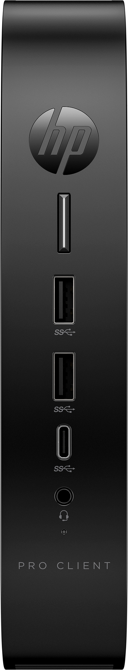 HP 5H0M6EA Pro t550 Thin Client Intel Celeron J6412 8 GB RAM 64 GB eMMC Windows 10 IoT Enterprise colore Nero