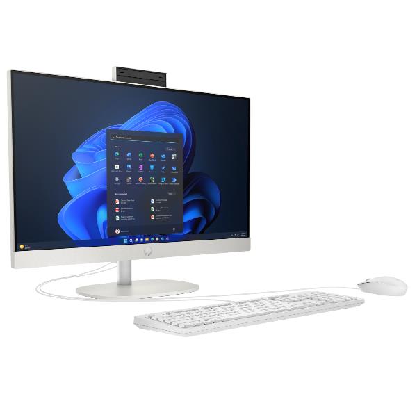 HP D57KNEA ProOne 240 G10 PC All-in-One Intel Core i3-N300 23,8'' Full HD 8 GB DDR4 256 GB SSD Windows 11 Pro Wi-Fi 6 colore Bianco