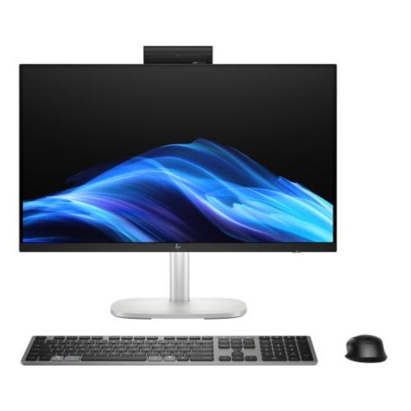 HP D5BB9ET EliteStudio 8 G1i PC All in One 23.8'' Full HD Intel Core Ultra 5 235 24 GB RAM DDR5 512 GB SSD Wi-Fi 7 Windows 11 Pro colore Argento