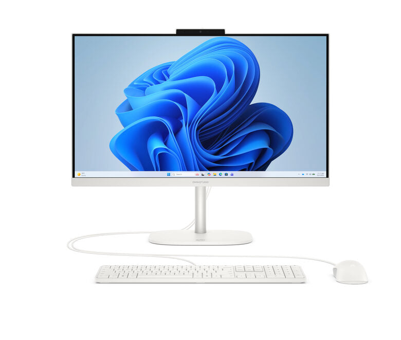 HP D73SYEA OmniStudio All-in-One Desktop 23.8” AMD Ryzen 5 220 8 GB DDR5 512 GB SSD NVMe Wi-Fi 6 Windows 11 Home colore Bianco - 1