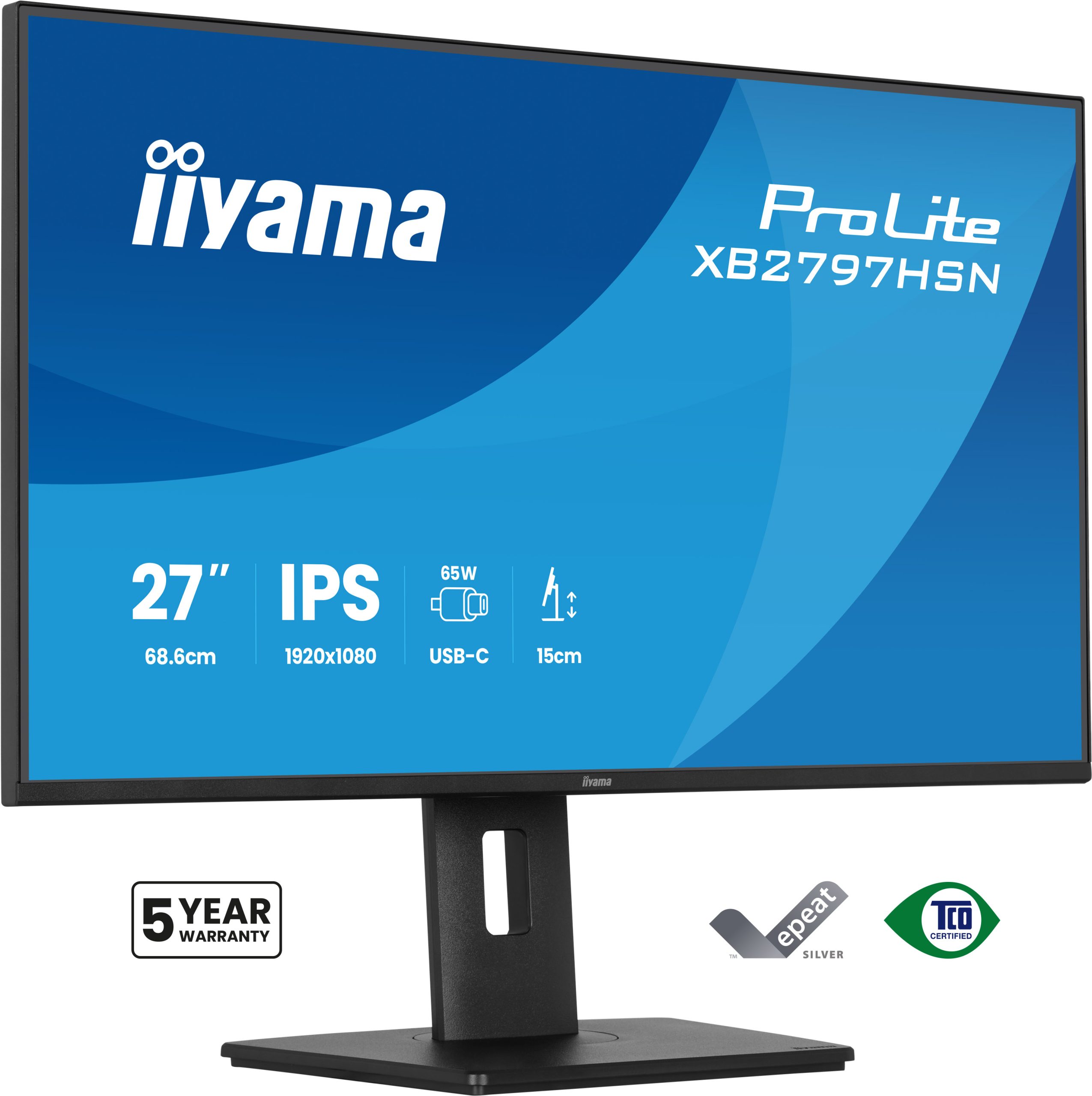 Iiyama 27 Ips 1920x1080, Usb-C XB2797HSN-B1