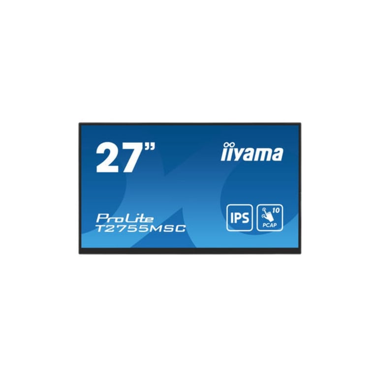 Iiyama 27 Ips Bonded Pcap 10P Touch, 1920x1080 T2755MSC-B1
