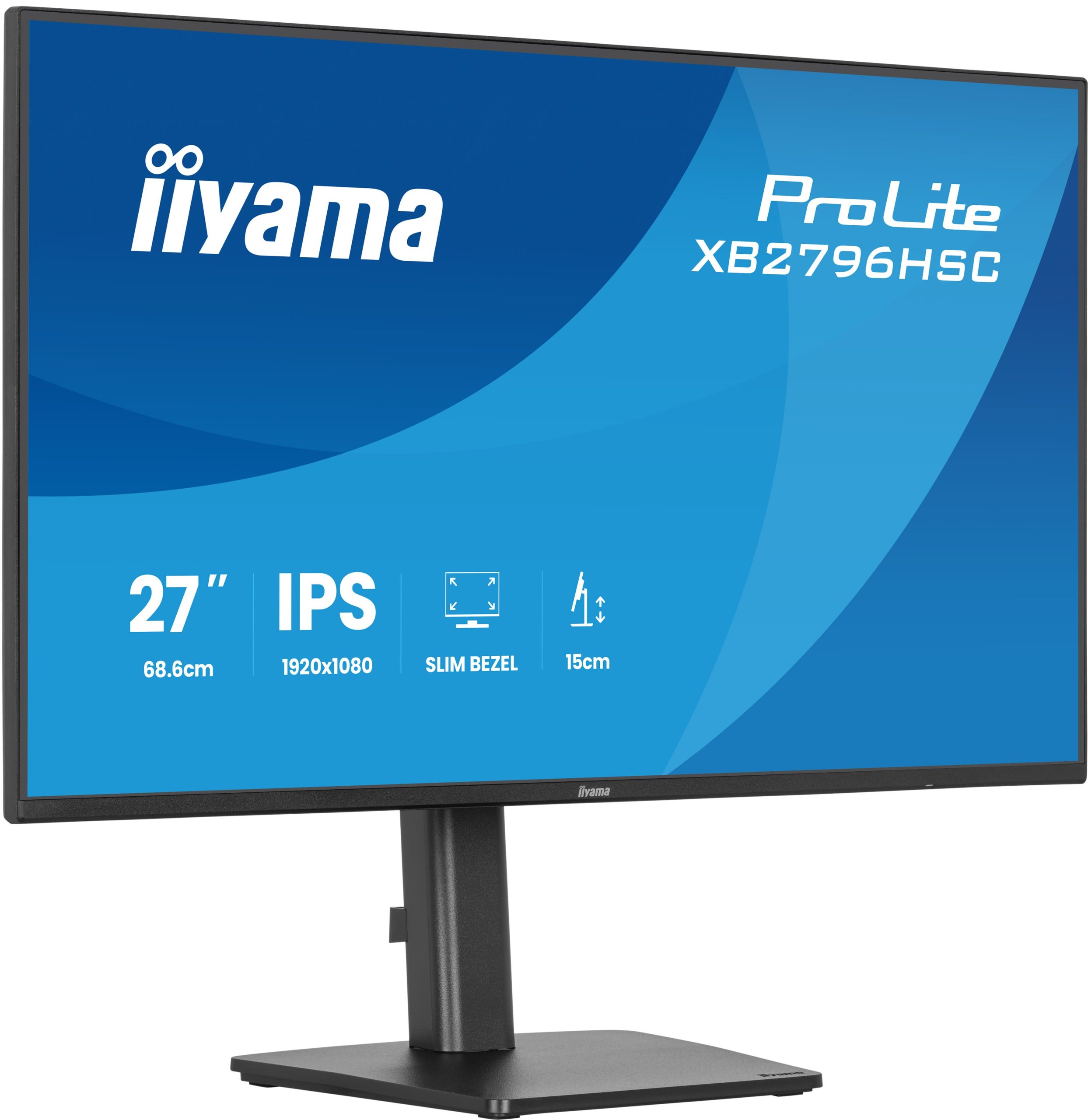 Iiyama XB2796HSC-B1 ProLite Monitor PC 27'' 1920x1080 Full HD LED IPS 144Hz colore Nero