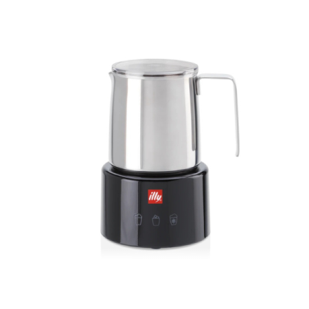 illy-23760-montalatte-elettrico-250-ml-funzioni-caldo-e-fred Illy 23760 Montalatte elettrico 250 ml Funzioni Caldo e Freddo Controllo Touch Acciaio inox colore Nero
