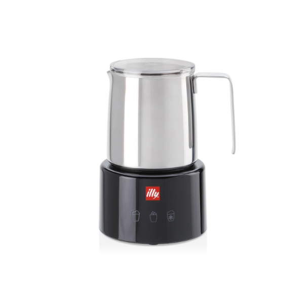 illy-23760-montalatte-elettrico-250-ml-funzioni-caldo-e-fred Illy 23760 Montalatte elettrico 250 ml Funzioni Caldo e Freddo Controllo Touch Acciaio inox colore Nero