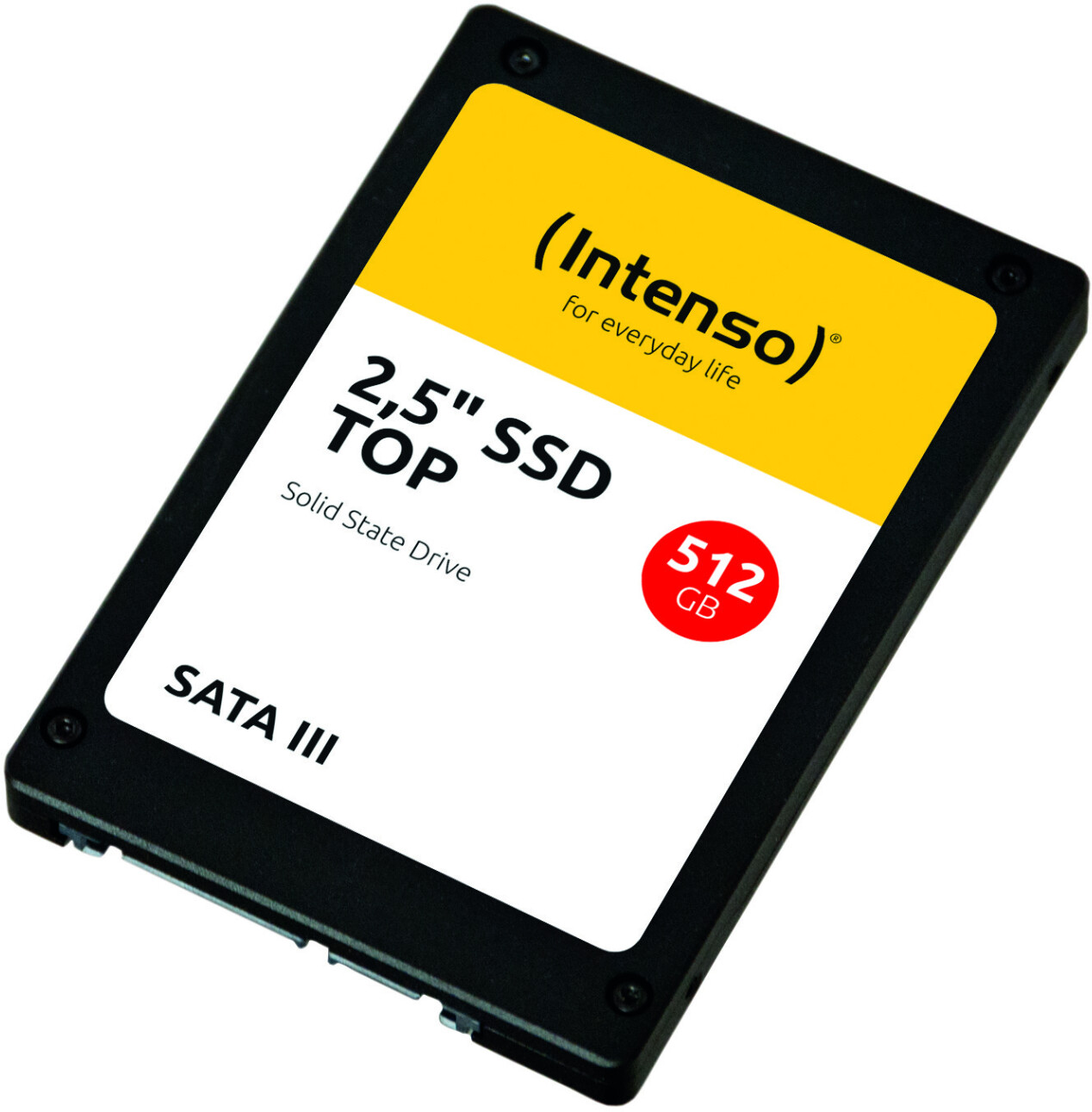 Intenso 3812450 Top SSD Interno 2.5'' SATA III 512 GB Velocita' Lettura 550 MB-s Scrittura 500 MB-s MLC