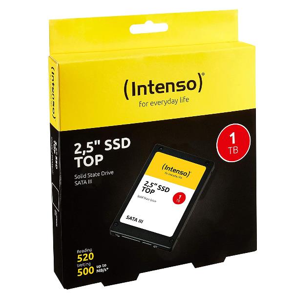 Intenso 3812460 Top SSD Interno 2.5'' SATA III 1TB MLC 520 MB-s