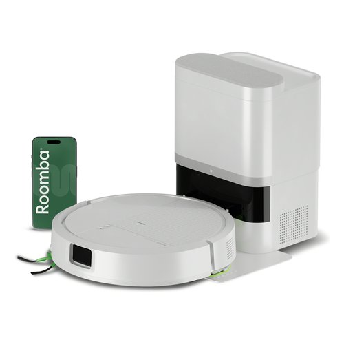 Irobot ROBOT ASPIRAPOLVERE IROBOT ROOMBA 115 COMBO + BASE, Potenza 120 W, Lavapavimenti, Autonomia fino a min, Sensore di superficie, Spazzola lateral