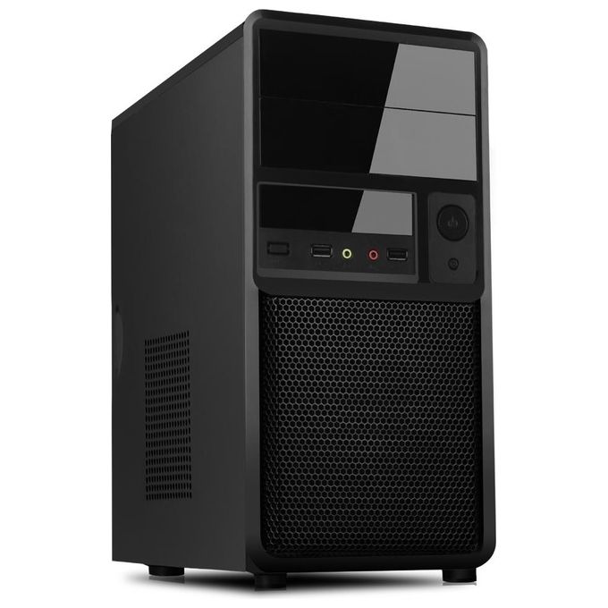 Itek ITM89BM Spider Case Mini Tower mATX Alimentatore 500W USB 3.0 colore Nero