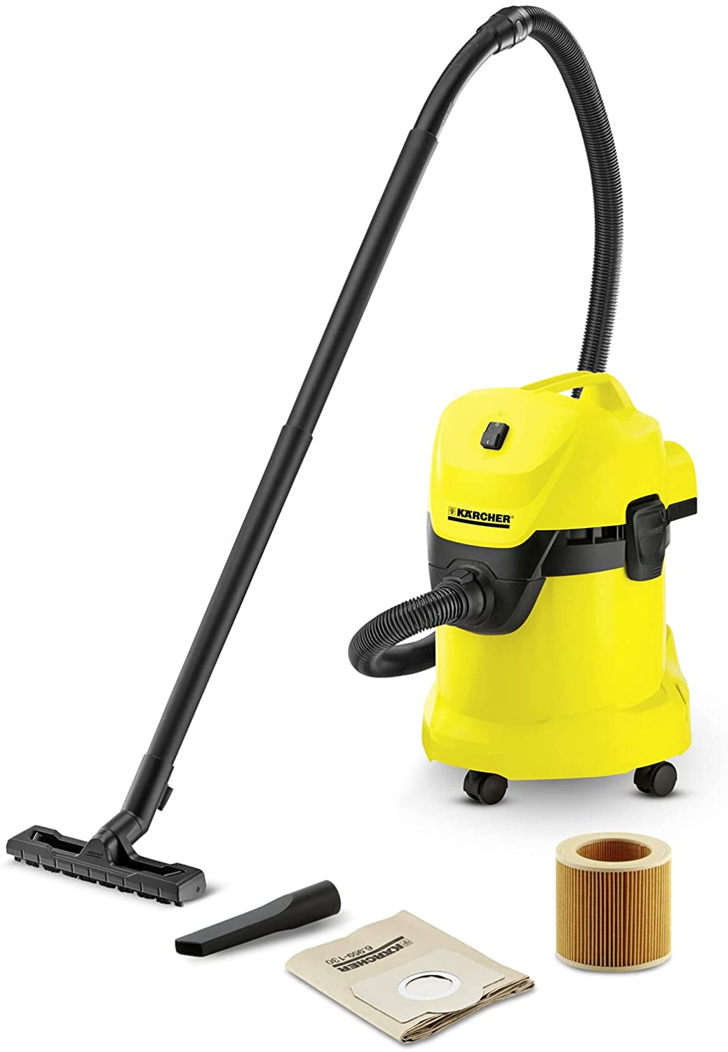 Karcher Kärcher 1.628-401.0 KWD 1 Aspirapolvere Bidone Secco e Bagnato 12 L 1000 W colore Nero Giallo