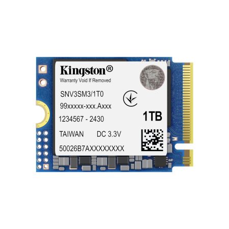 kingston-technology-snv3sm3-1t0-ssd-nvme-1tb-nv3-m-2-2230-pc Kingston Technology SNV3SM3-1T0 SSD NVMe 1TB NV3 M.2 2230 PCIe 4.0 Per Notebook e Console