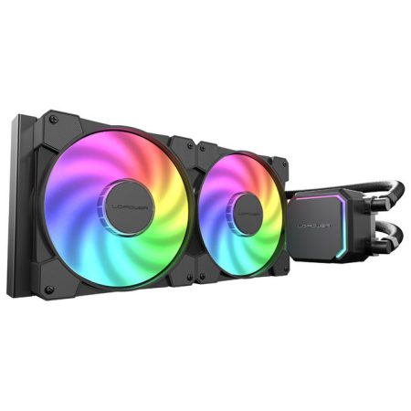 lc-power-lc-cc-280-b-argb-jetflow-raffreddatore-liquido-280 LC-Power LC-CC-280-B-ARGB JetFlow Raffreddatore Liquido 280 mm 2 Ventole 14 cm ARGB colore Nero