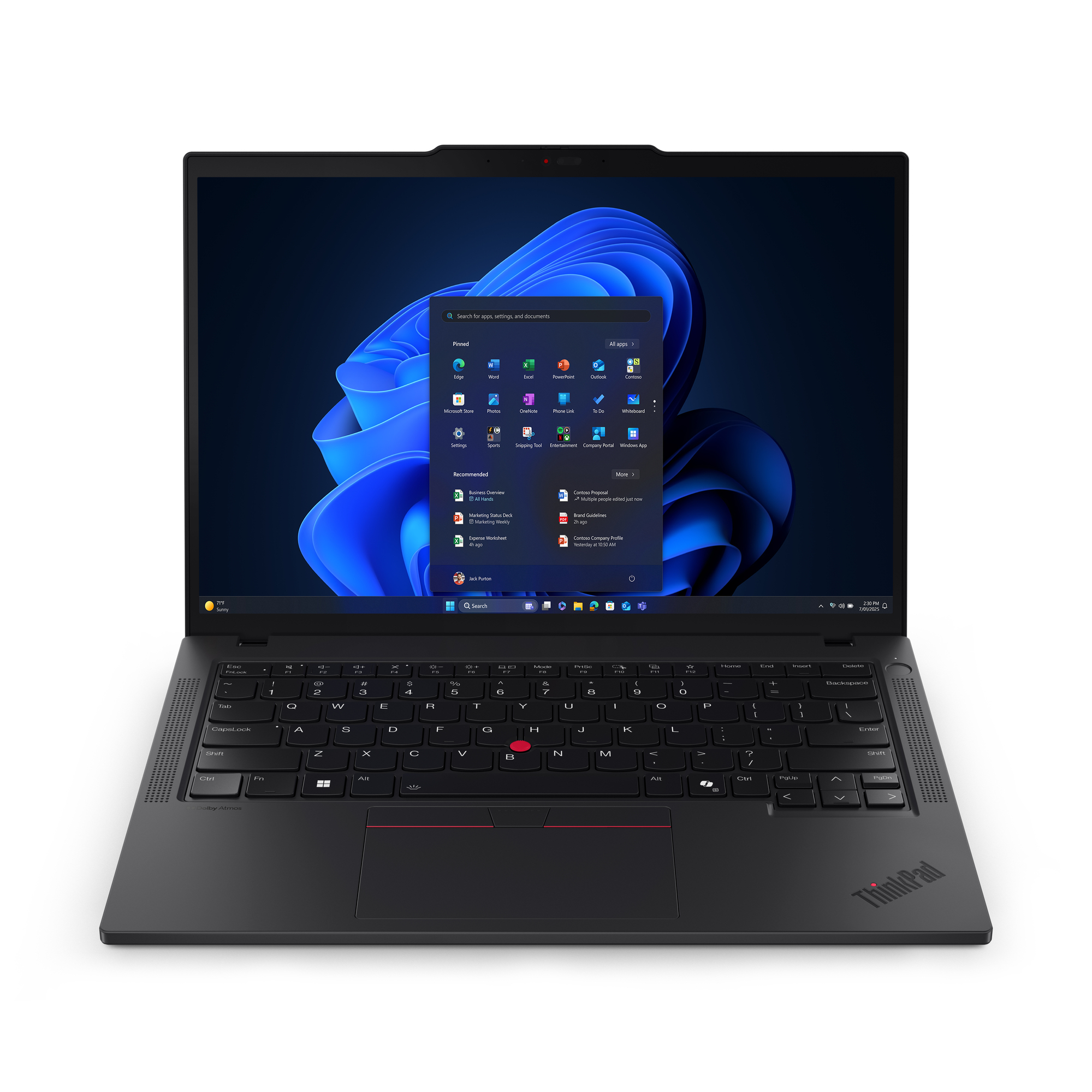 Lenovo 21QG00C5IX ThinkPad T14 Gen 6 Intel Core Ultra 5 16GB 512GB SSD 14 pollici WUXGA Windows 11 Pro colore Nero