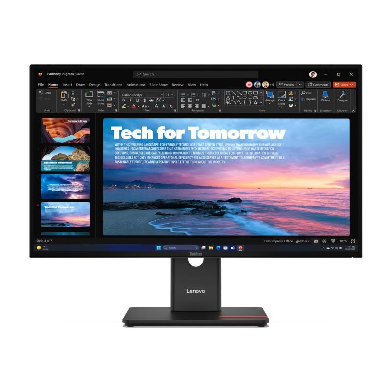 Lenovo 64AAGAT2EU Monitor 27'' ThinkVision T27QD-40 Wide Quad HD LED Nero