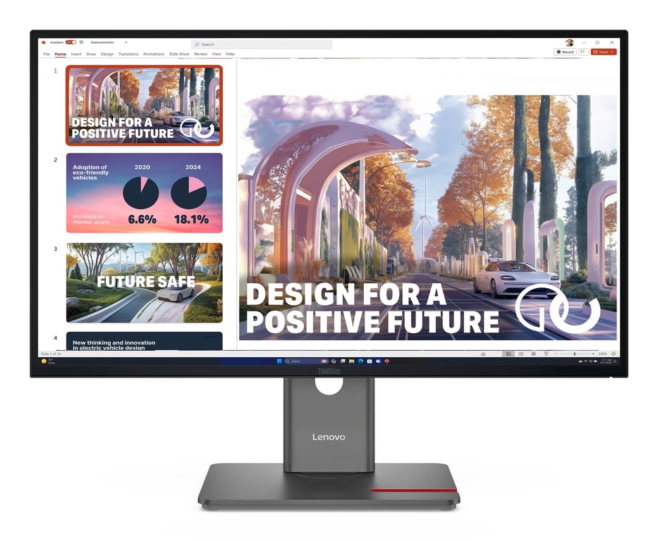 Lenovo 64B3GAT2EU Monitor 27” ThinkVision P27QD-40 LED Wide Quad HD Nero - -20 - 60 °C