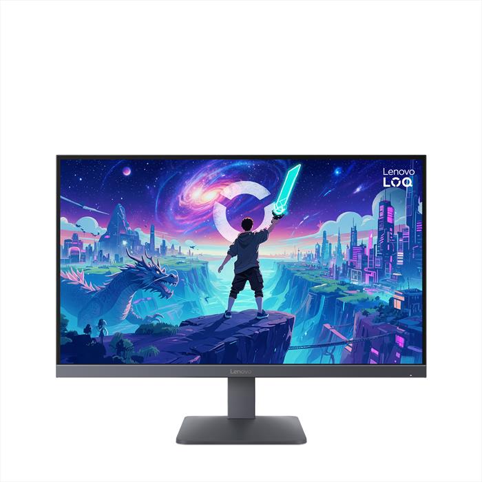 Lenovo 68F3GACBEU LOQ 27Q-10 Monitor Gaming 27'' QHD IPS 180 Hz 0,5 ms AMD FreeSync HDMI 2.1 DisplayPort 1.4 colore Lunar Grey
