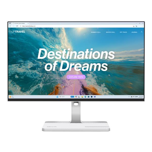 Lenovo L24D-4C Monitor 23.8'' IPS Full HD 144Hz AMD FreeSync USB-C 75W Hub USB Flicker Free Low Blue Light colore Grigio