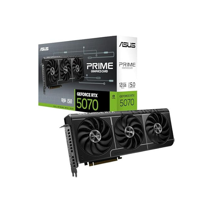 Lenovo scheda grafica Nvidia GeForce RTX 5070, 12 GB GDDR7, PCIe 5.0, doppia ventola, 3x DisplayPort, 1x HDMI, architettura Blackwell