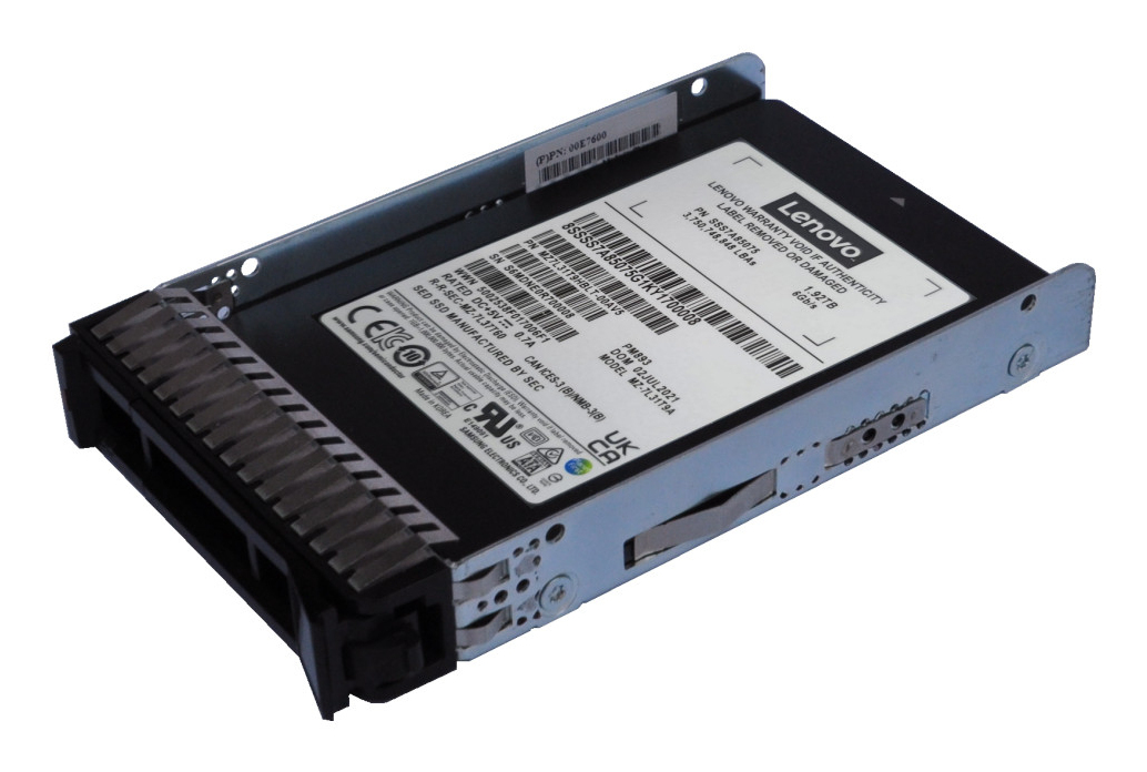 Lenovo ssd 960 gb 3.5'' interfaccia sata iii 6 gbit-s v-nand tlc per server e workstation hot swap 4XB7A90880