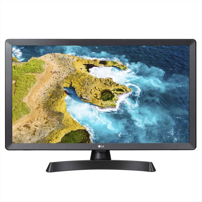 LG 24TQ510S Monitor TV 24'' Smart webOS 22 LED HD Wi-Fi DVB-T2 DVB-S2 colore Nero