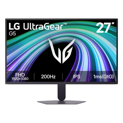 LG 27G523B-B.AEU UltraGear Monitor Gaming 27'' FHD IPS 200Hz 1ms HDR10 colore Nero