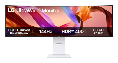 Lg 49U950A-W Monitor pc ultrawide curvo 49 pollici