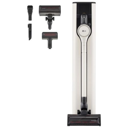 lg-a9t-prime1c-cordzero-aspirapolvere-scopa-elettrica-senza LG A9T-PRIME1C CordZero Aspirapolvere Scopa Elettrica senza Fili 260W 60 min 1.05 L Auto-svuotamento Wi-Fi 83 dB colore Beige