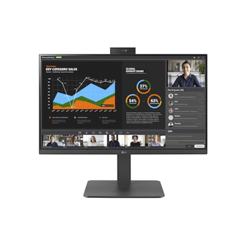 Lg Monitor Desktop 24BR750E-A Full HD 23.8 Pollici