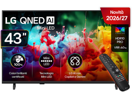 lg-qned-miniled-43qned70b6c-tv-mini-led-smart-tv-43-min LG QNED MiniLED 43QNED70B6C TV MINI LED, SMART TV, 43 ", Mini Processore a7 AI 4K Gen9, Classe F