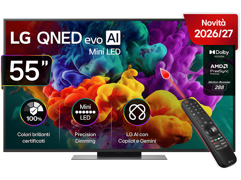 lg-qned-miniled-55qned87b6a-tv-mini-led-smart-tv-55-min LG QNED MiniLED 55QNED87B6A TV MINI LED, SMART TV, 55 ", Mini Processore a8 AI 4K Gen3, Classe E