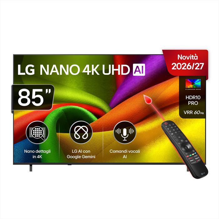 lg-smart-tv-led-nano-4k-uhd-ai-85-nu90-85nu900b6la-charco Lg - Smart Tv Led Nano 4k Uhd Ai 85" Nu90 85nu900b6la-charcoal Black