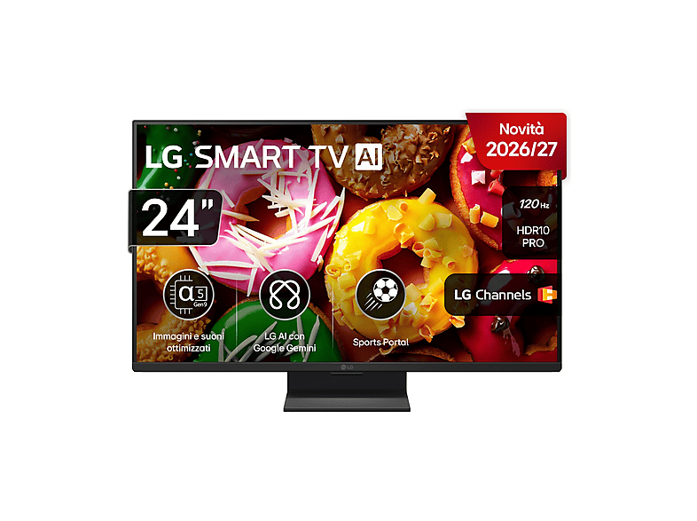 lg-smart-webos-24lb70006la-tv-led-smart-tv-24-full-hd LG Smart webOS 24LB70006LA TV LED, SMART TV, 24 ", Full-HD, Processore a5 AI 4K Gen9, Classe E