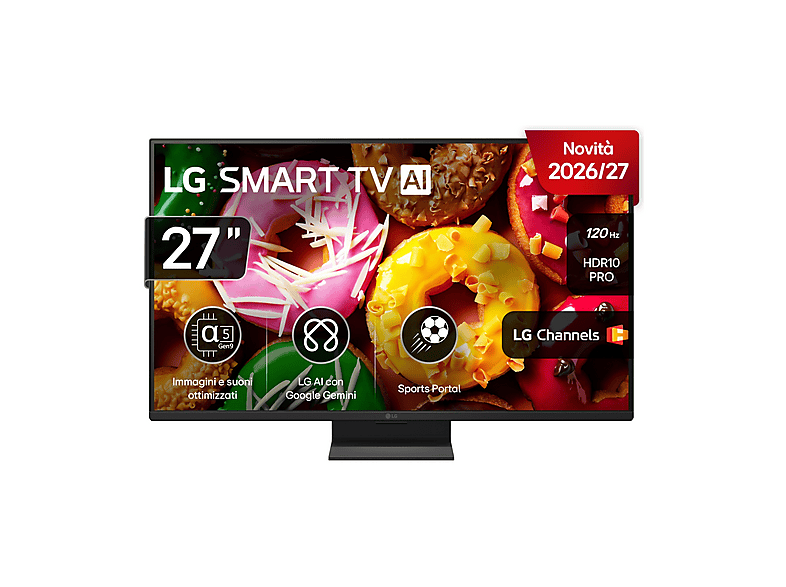 lg-smart-webos-27lb70006la-tv-led-smart-tv-27-full-hd LG Smart webOS 27LB70006LA TV LED, SMART TV, 27 ", Full-HD, Processore a5 AI 4K Gen9, Classe E