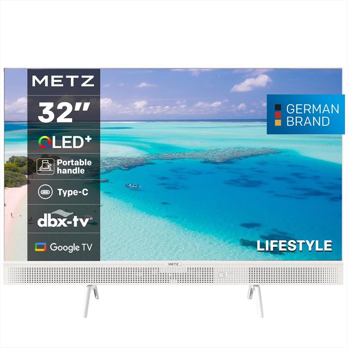 Metz - Smart Tv Led Hd Ready 32" 32mqe7100z-white
