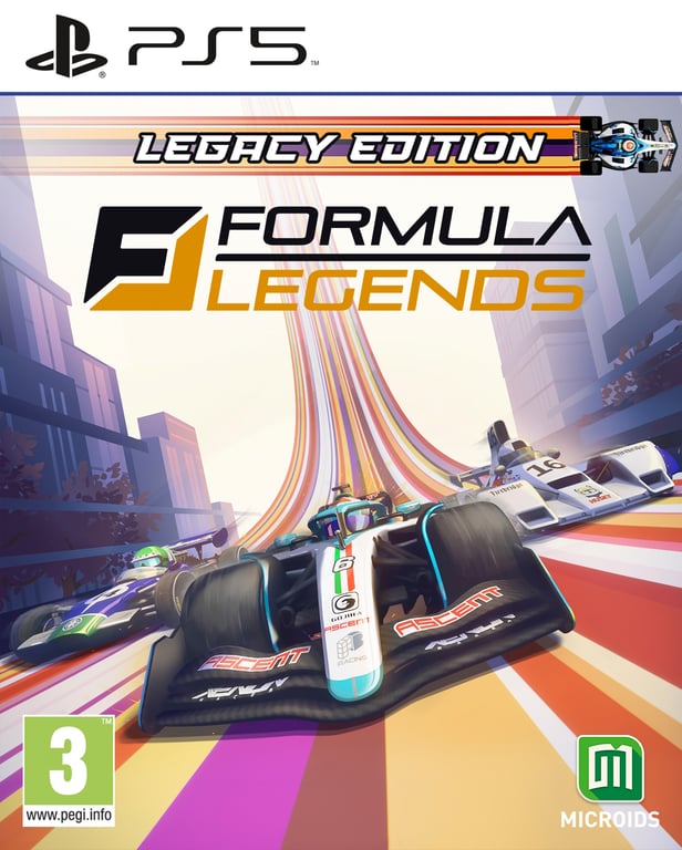 Microids Formula Legends Legacy Edition Videogioco PS5 16 Vetture 14 Circuiti Modalita' Storia e Time Attack PEGI 3