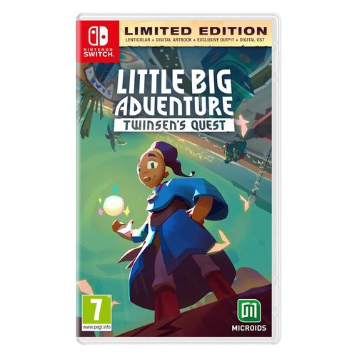 Microids Little Big Adventure Twinsen's Quest Limited Edition Videogioco per Nintendo Switch genere Avventura modalita' Singleplayer lingue Inglese Po