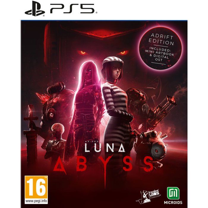 Microids Luna Abyss Deluxe PlayStation 5 Gioco Azione Avventura Sottotitoli IT FR DE ES ZH JA KO PT RU ZH TW PL Edizione Fisica Blu-ray colore Nero