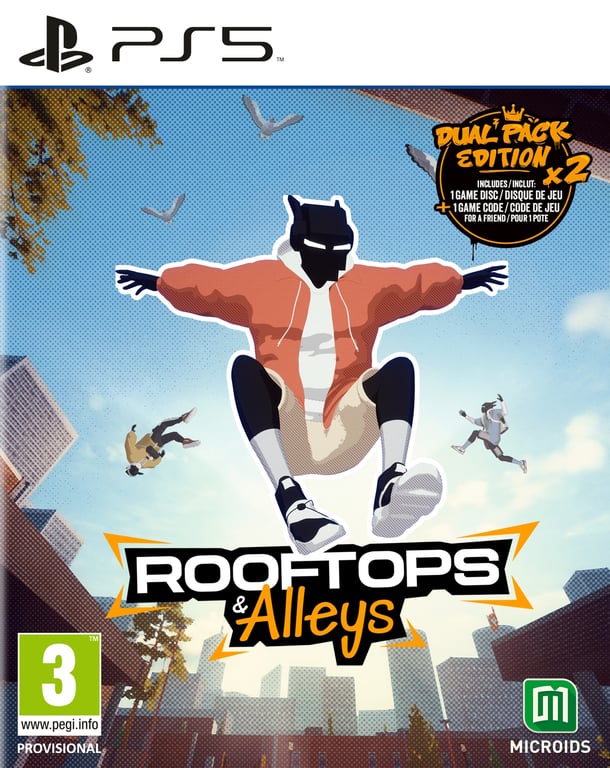 Microids Rooftops and Alleys The Parkour Game Dual Pack Edition Gioco PS5 PlayStation 5 Sportivo Multiplayer 4 Giocatori