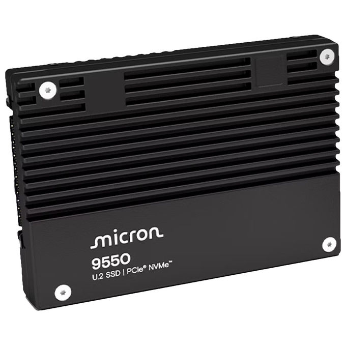 Micron MTFDLAL3T8THA-1BK1DABYYR 9550 PRO SSD 3,84 TB U.2 PCI Express 5.0 NVMe 3D TLC NAND colore Nero - Nero