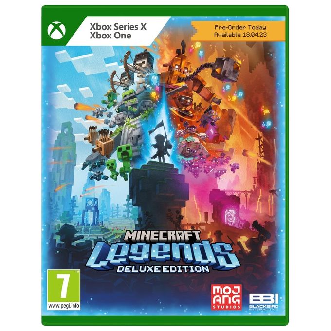 MOJANG STUDIOS Microsoft XMB-00011 Minecraft Legends Deluxe Edition Gioco Xbox One Xbox Series X Azione Avventura Multiplayer PEGI 7