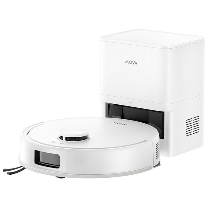 MOVA ROBOT ASPIRAPOLVERE MOVA E20S PRO PLUS, Potenza 680 W, Lavapavimenti, Autonomia fino a 135 min, Sensore di superficie, Spazzola laterale, Base ca
