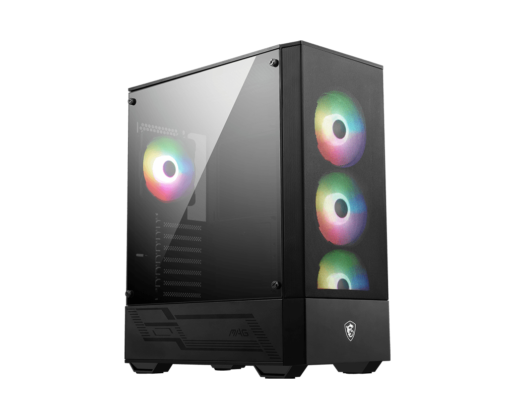 MSI 306-7G16X23-809 MAG FORGE 112R Case Midi Tower ATX 4 Ventole ARGB Vetro Temperato colore Nero