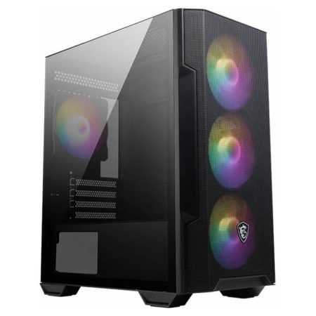 msi-306-7g20r21-809-mag-forge-m100r-case-mini-tower-micro-at MSI 306-7G20R21-809 MAG FORGE M100R Case Mini Tower Micro-ATX Mini-ITX Mesh 4 Ventole ARGB 120mm Vetro Temperato USB 3.2 colore Nero